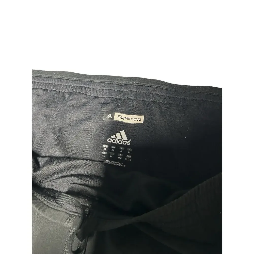 Adidas Men’s XL Black Running Athletic Shorts Drawstring Gym